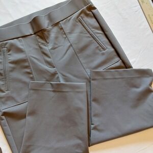 Lane Bryant‎ Women's Gray Pull On Stretch Dress Capris Women's Size 14